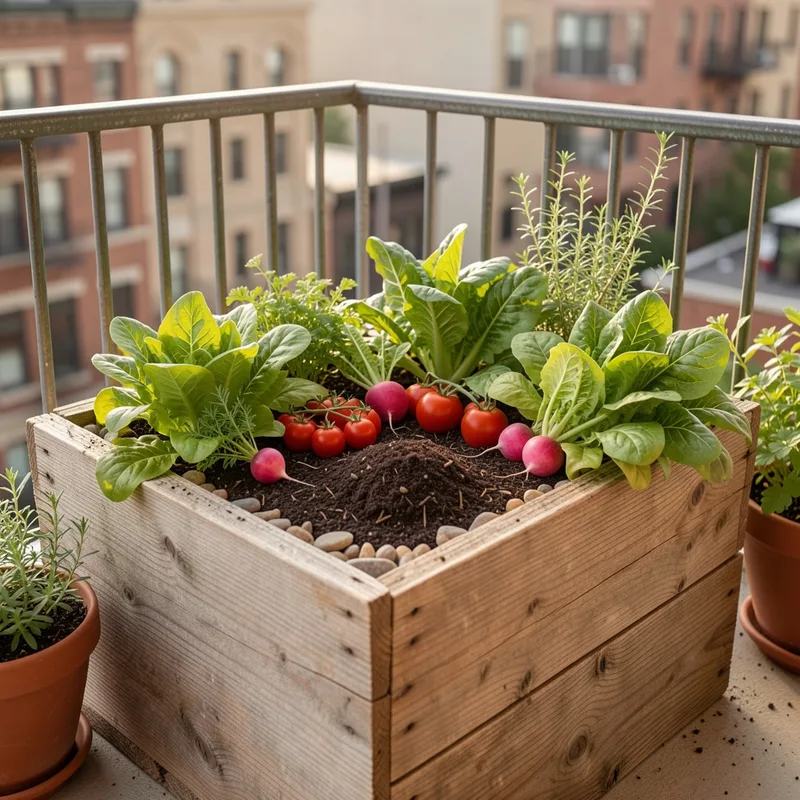 Bac de potager : guide complet pour cultiver des légumes sur balcon