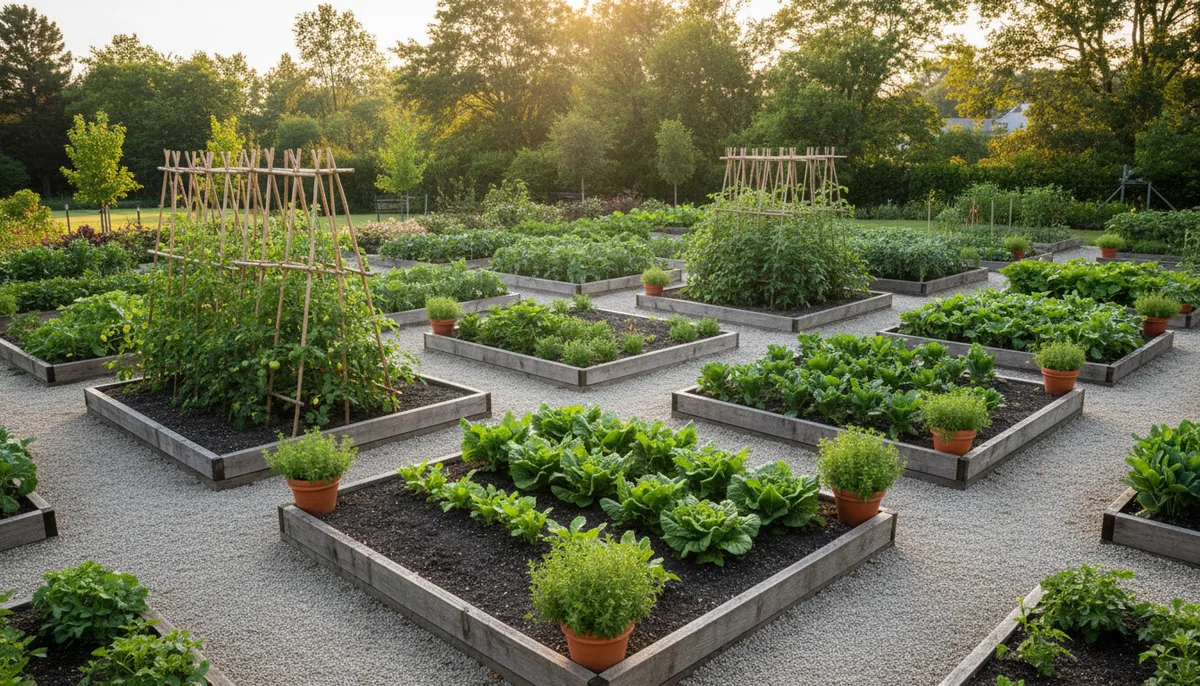 Comment structurer un jardin potager : guide pratique et exemples