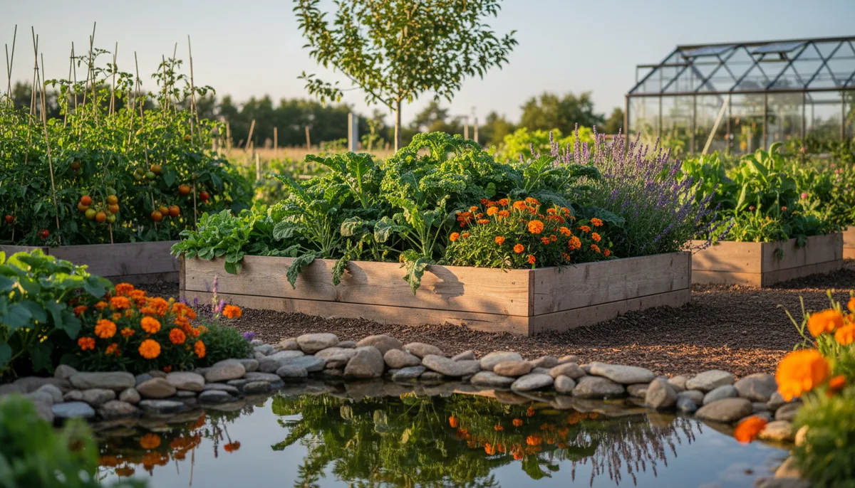 Jardins en permaculture : concevoir un espace productif et esthétique en 2026